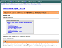 Tablet Screenshot of netzwerkgegengewalt.org